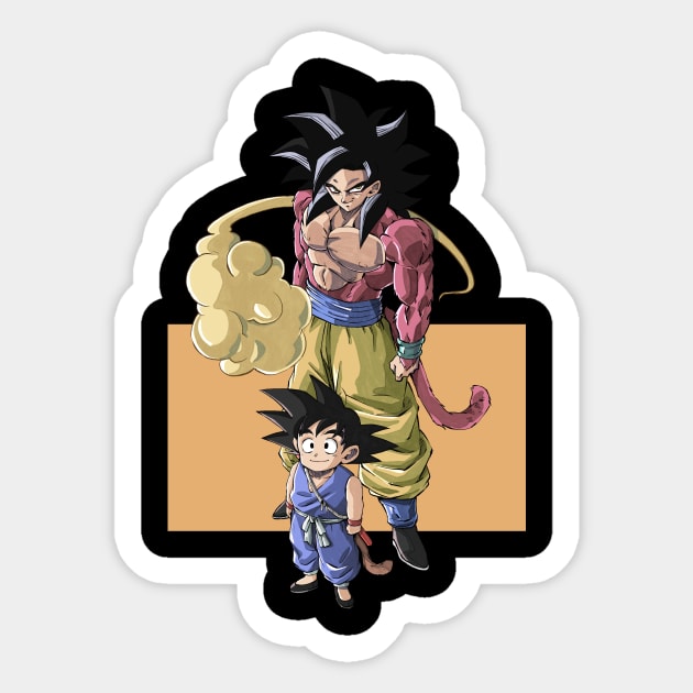 FAN ART OF GOKU! Sticker by Beatlo